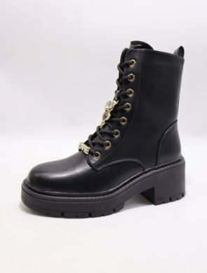 Botki damskie ocieplane na obcasie (36-41) 6069-1