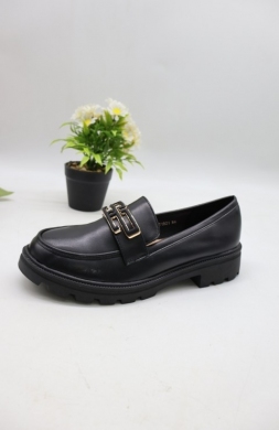 Mokasyny damskie na płaskim (36-41) J1921 BLACK