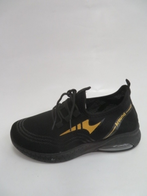 Buty sportowe damskie na płaskim (36-41) JD07-10 BLACK/GOLD