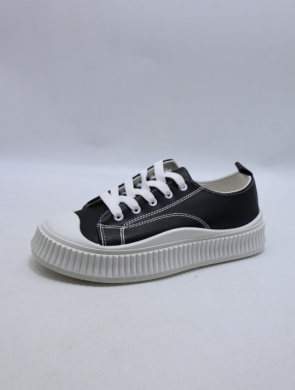 Trampki damskie na płaskim (36-40) XY4173-1 BLACK