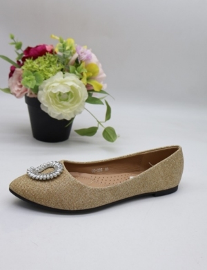 Baleriny damskie (36-41) GO-209 GOLD