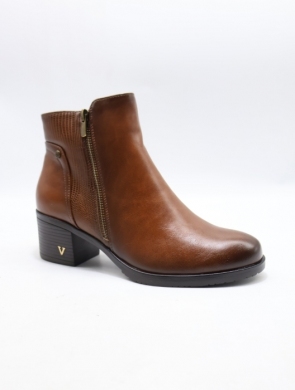 Botki damskie ocieplane na obcasie (36-41) YCC-79 CAMEL