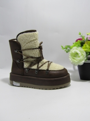 Śniegowce damskie (36-41) 24889 BROWN