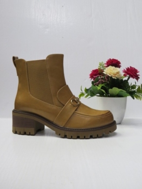 Botki damskie ocieplane na obcasie (36-41) H2259-2 CAMEL