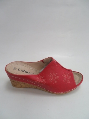 Klapki damskie na koturnie (36-41) C9909-6 RED