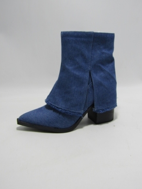 Botki damskie na obcasie (36-41) A-11 BLUE