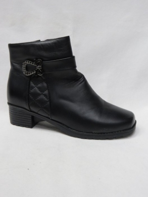 Botki damskie ocieplane na obcasie (36-42) 2216 BLACK