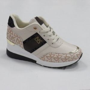 Buty sportowe damskie na koturnie (36-41) LDLJ-98 BEIGE