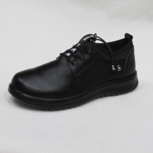 Półbuty damskie na płaskim (36-41) 7801 BLACK