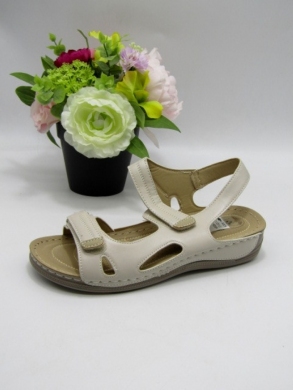 Sandały damskie na płaskim (37-42) 6926-3 BEIGE