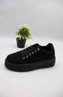 Buty sportowe damskie na płaskim (36-41) BO-922 BLACK