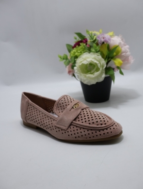 Mokasyny damskie na płaskim (36-41) 2219 PINK