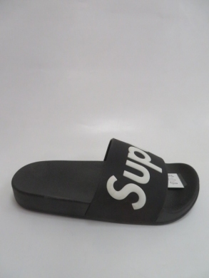 Klapki damskie na płaskim (36-41) 218-217 BLACK