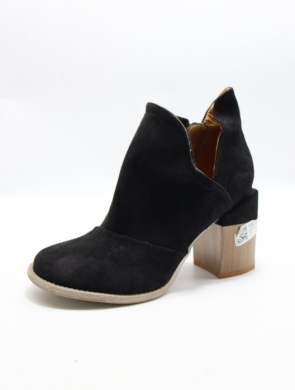 Botki damskie na obcasie (36-41) A5706 BLACK