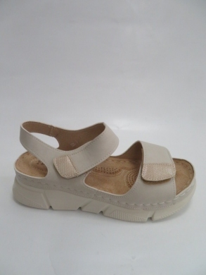 Sandały damskie na koturnie (36-41) J26-3 BEIGE