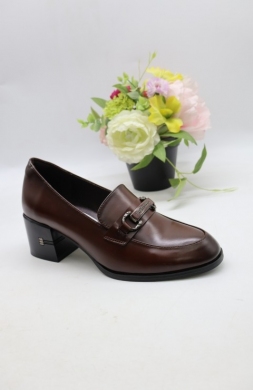 Mokasyny damskie na koturnie (36-41) YCC-162 BROWN