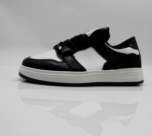 Buty sportowe damskie na płaskim (36-41) LW5531 W/BL