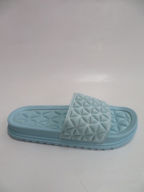 Klapki damskie na płaskim (36-41) 10-251 BLUE