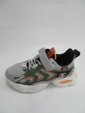 Sportowe Chłopięce (32-37) L310 GREY/YELLOW