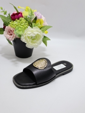 Klapki damskie na płaskim (36-41) GH5162-1 BLACK