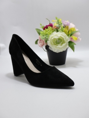 Czółenki damskie na obcasie (36-41) XHH2512-1 BLACK