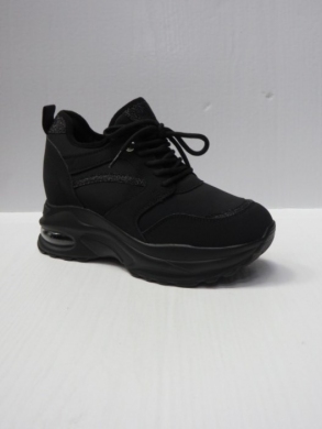 Buty sportowe damskie na koturnie (36-41) ABO-1036 BLACK