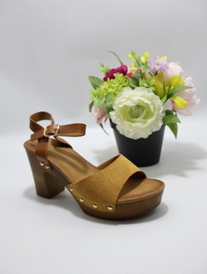 Sandały damskie na obcasie (36-41) YQ78 CAMEL