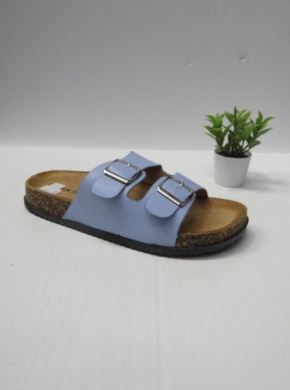 Klapki damskie na płaskim (36-41) E0007 LBLUE