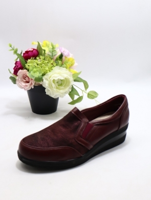 Półbuty damskie na koturnie (36-41) HL61683 RED