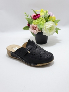 Klapki damskie na koturnie (39-43) DJ6-13 BLACK