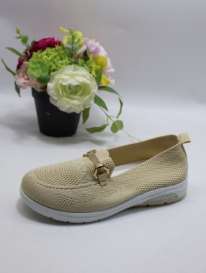 Buty sportowe damskie na płaskim (36-41) EV373 BEIGE