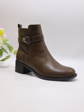 Botki damskie ocieplane na obcasie (36-41) 7023-8
