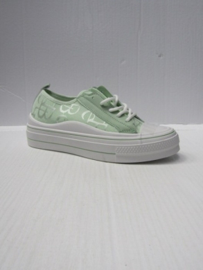 Trampki damskie na płaskim (36-41) LL1876 GREEN