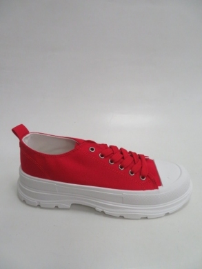 Trampki damskie na koturnie (36-41) 110 RED