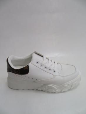 Buty sportowe damskie na płaskim (36-41) VL124 BROWN