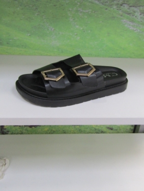 Klapki damskie na płaskim (36-41) 5111 BLACK