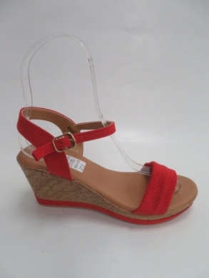 Sandały damskie na koturnie (36-41) 2127-3 RED