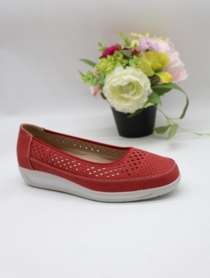 Półbuty damskie na płaskim (36-41) HL61561 RED