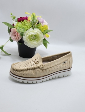 Mokasyny damskie na płaskim (36-41) X-52 BEIGE