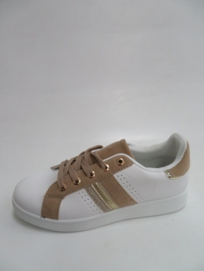 Buty sportowe damskie na płaskim (36-41) QS28 WHITE