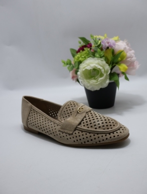 Mokasyny damskie na płaskim (36-41) 2219 KHAKI