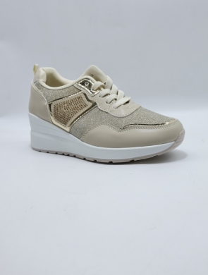 Buty sportowe damskie (36-41) LJ-163 BEIGE