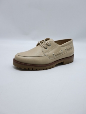 Półbuty damskie na płaskim (36-41) 68313 BEIGE