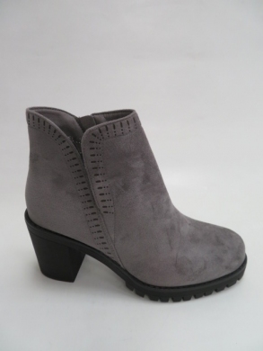 Botki damskie jesienne na obcasie (36-41) DA65 GREY