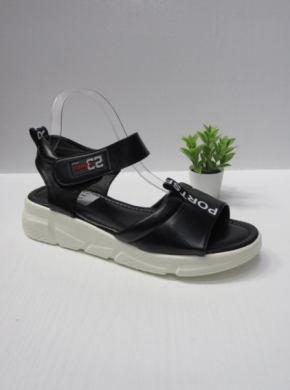 Sandały damskie na płaskim (36-41) 1311 BLACK