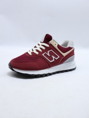 Buty sportowe damskie na płaskim (36-41) 99001 WINE