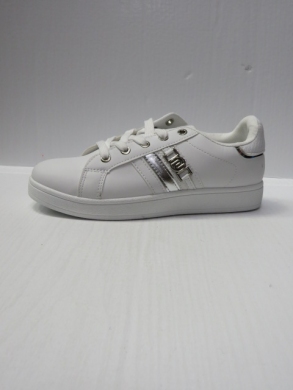 Buty sportowe damskie na płaskim (36-41) DD864 WHITE/SILVER