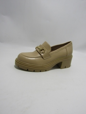 Półbuty damskie na obcasie (36-41) 8141 KHAKI