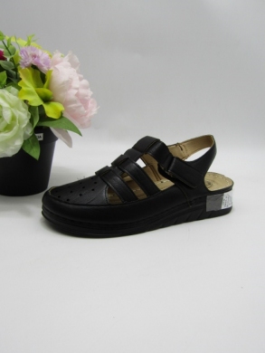 Sandały damskie na płaskim (39-43) DK01-8 BLACK