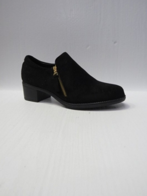 Półbuty damskie na obcasie (36-41) ANWL5-2 BLACK.SUEDE
